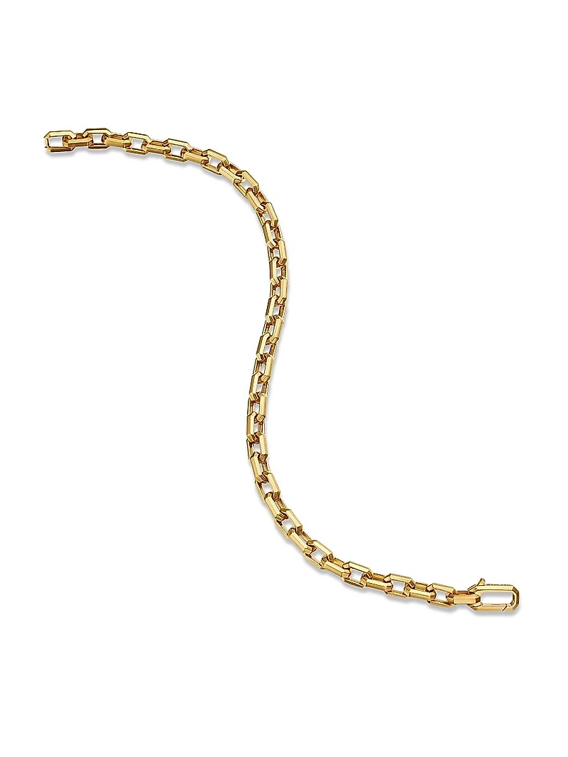Streamline Heirloom Chain Link Bracelet 18K Yellow Gold