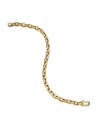 Streamline Heirloom Chain Link Bracelet 18K Yellow Gold