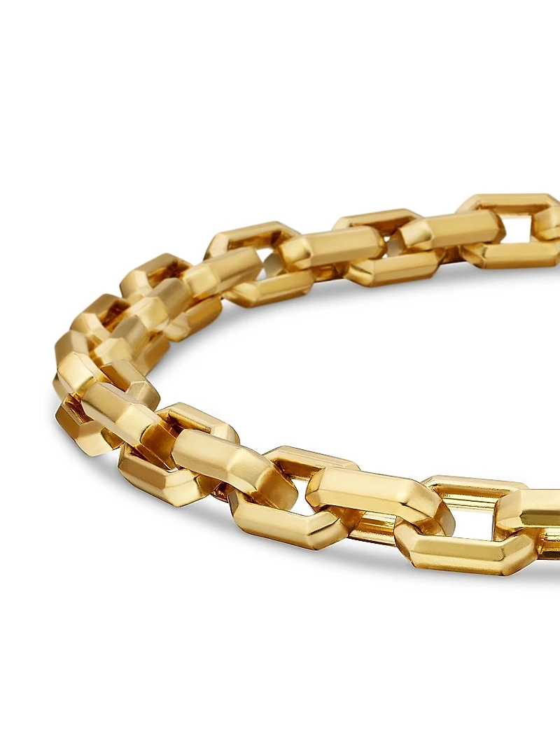 Streamline Heirloom Chain Link Bracelet 18K Yellow Gold