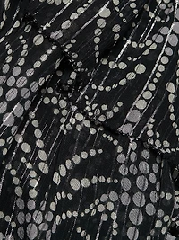 Zandra Abstract Tiered Midi-Dress