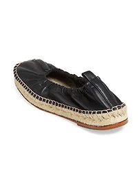 Leather Espadrilles