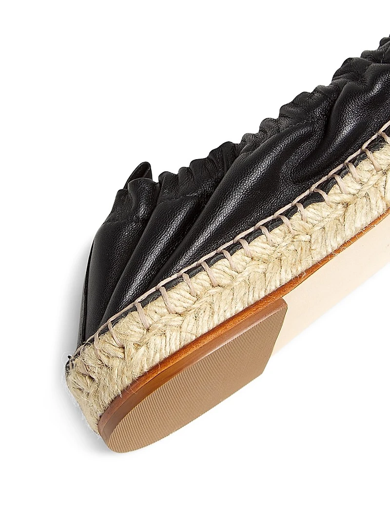 Leather Espadrilles