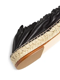 Leather Espadrilles