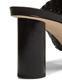 70MM Leather Sandals