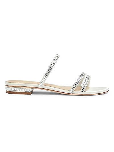 Crystal-Embellished Sandals