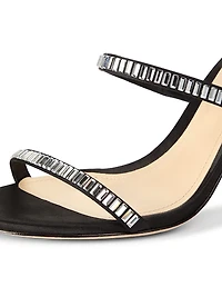 100MM Crystal-Embellished Sandals