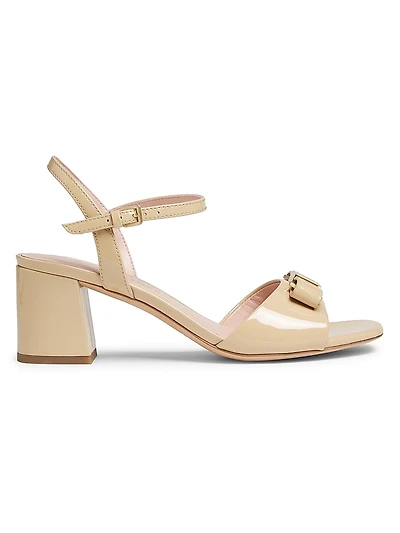 Bowdie Mid Patent Leather Pumps