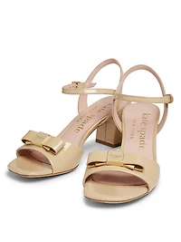 Bowdie Mid Patent Leather Pumps