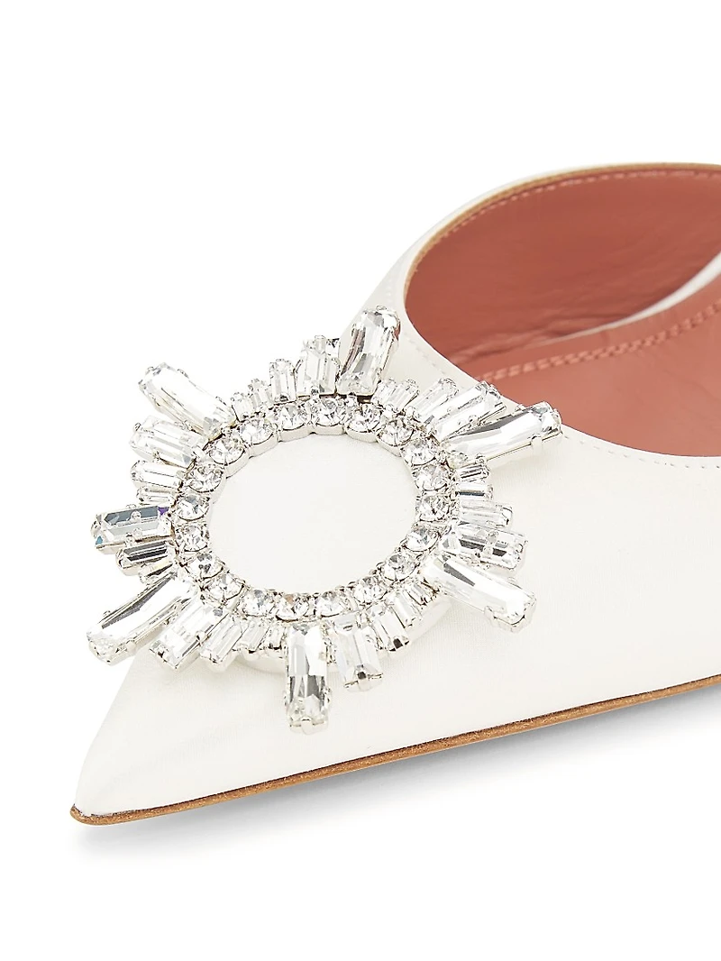 Begum 95MM Satin Slingback Pumps