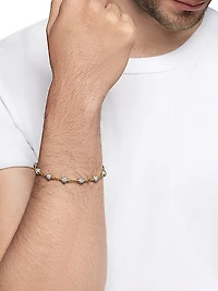 Spiritual Beads Rosary Bracelet in 18K Yellow Gold