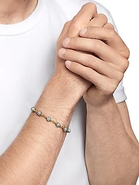 Spiritual Beads Rosary Bracelet in 18K Yellow Gold