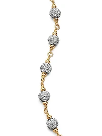 Spiritual Beads Rosary Bracelet in 18K Yellow Gold