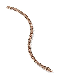 Curb Chain Bracelet 18K Rose Gold