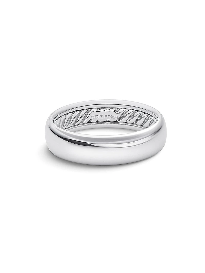 DY Classic Band Ring Platinum, 6mm