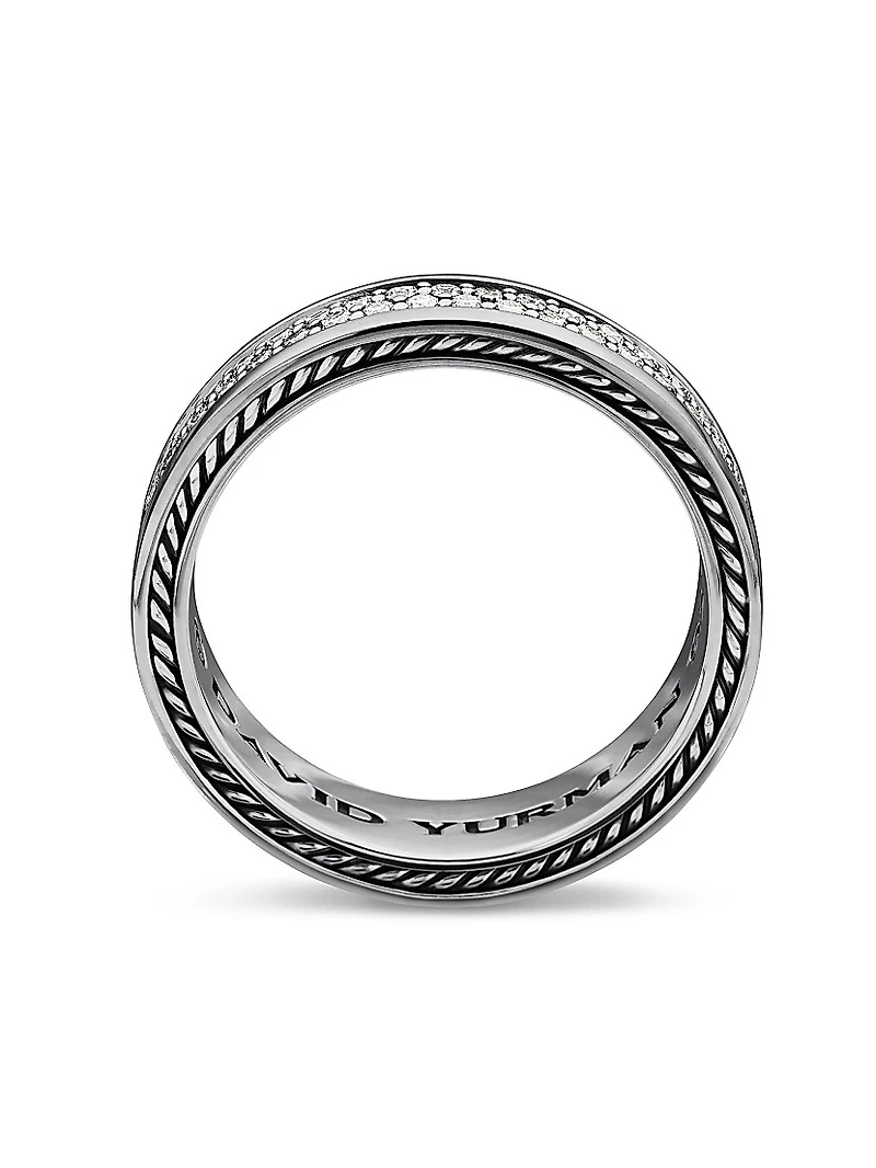 Streamline Two Row Band Ring Sterling Silver