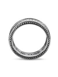 Streamline Two Row Band Ring Sterling Silver