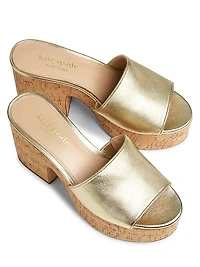 Ibiza Leather Platform Sandals