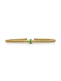 Cable Classics Center Station Bracelet 18K Yellow Gold