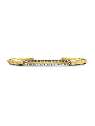 Streamline Cuff Bracelet In 18K Yellow Gold