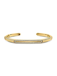 Streamline Cuff Bracelet In 18K Yellow Gold