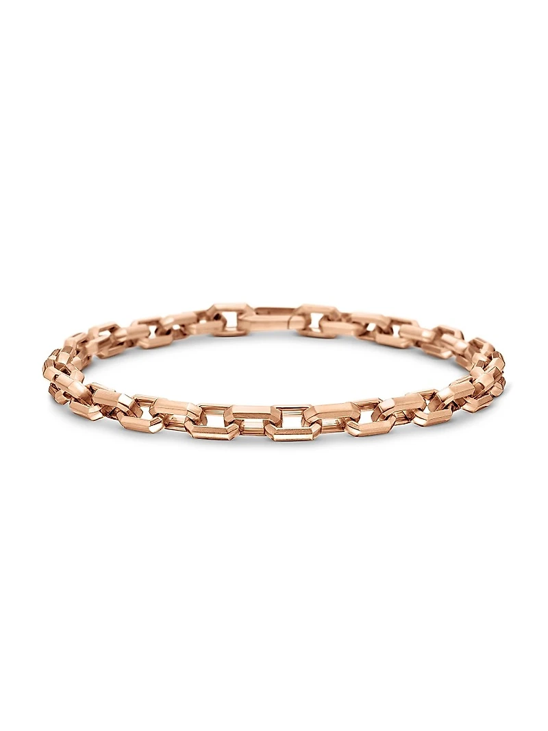 Streamline Heirloom Chain Link Bracelet 18K Rose Gold
