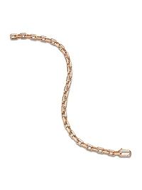 Streamline Heirloom Chain Link Bracelet 18K Rose Gold