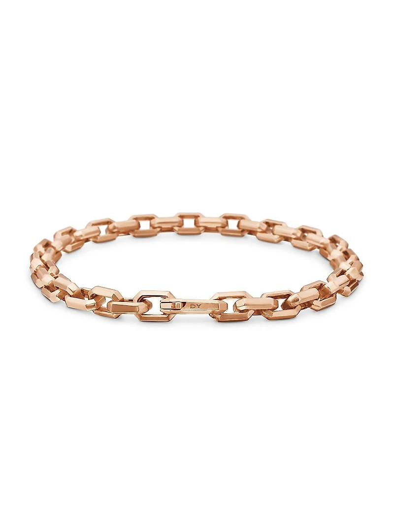 Streamline Heirloom Chain Link Bracelet 18K Rose Gold