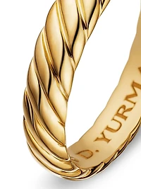 Cable Band Ring 18K Gold