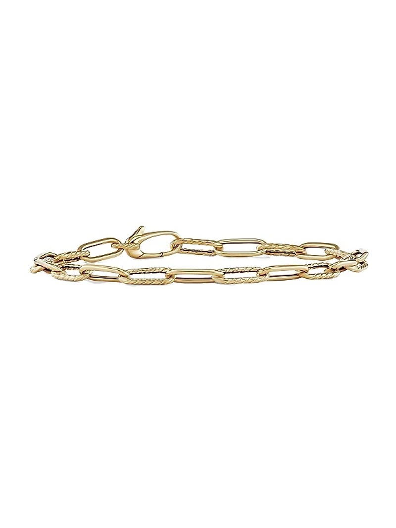 DY Madison Chain Bracelet In 18K Yellow Gold