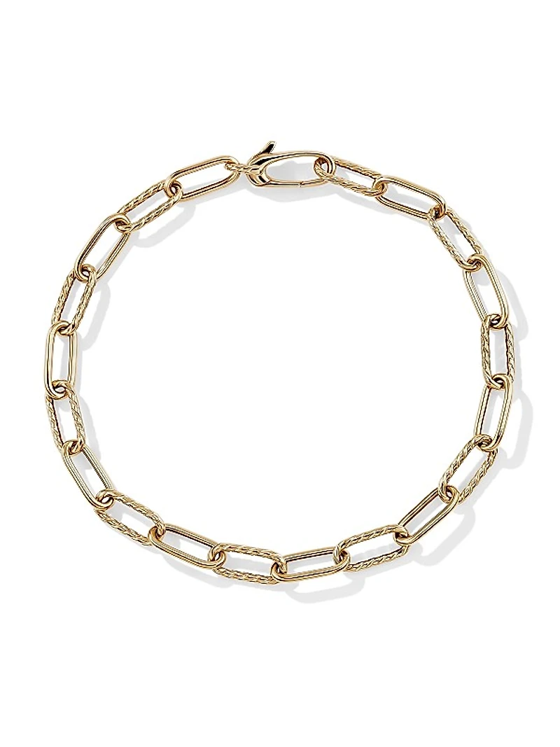 DY Madison Chain Bracelet In 18K Yellow Gold