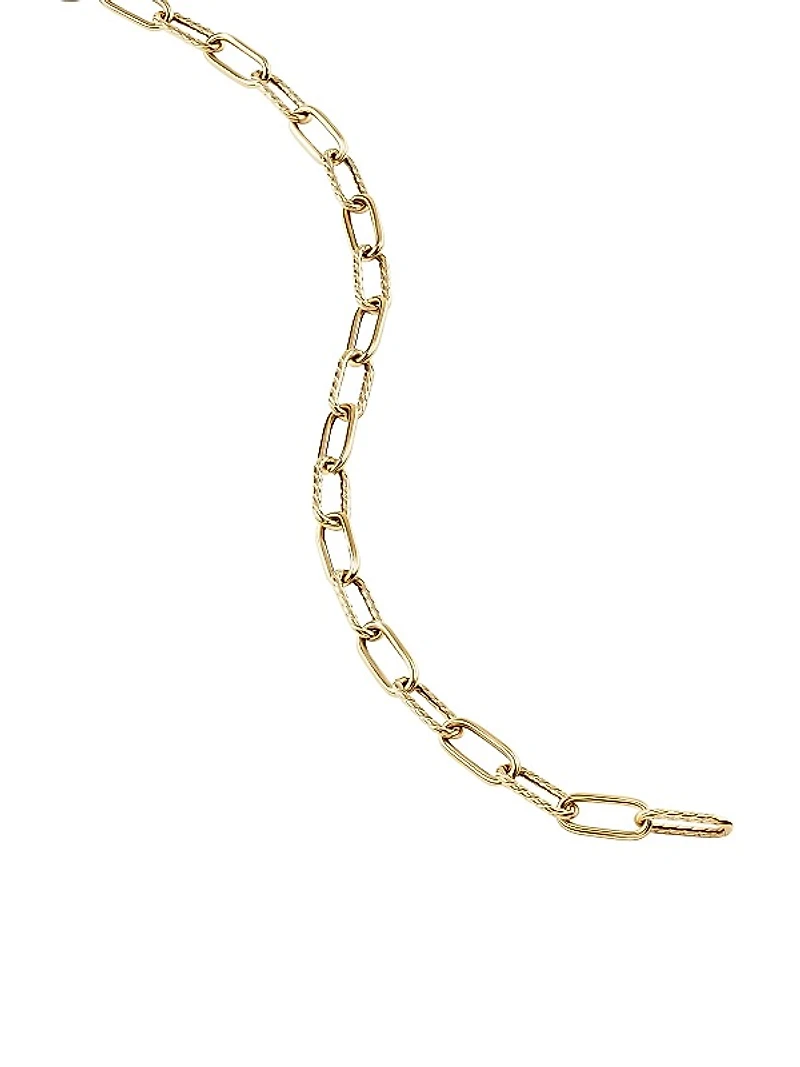 DY Madison Chain Bracelet In 18K Yellow Gold
