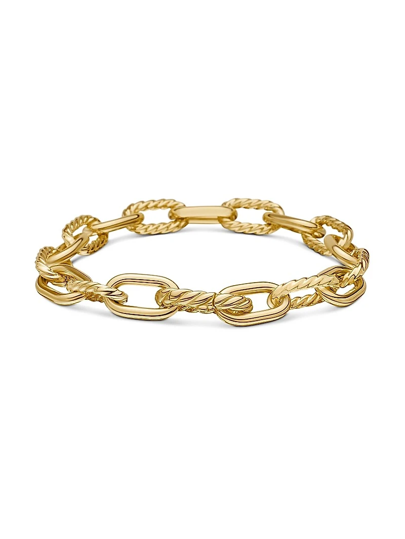 DY Madison Chain Bracelet 18K Yellow Gold