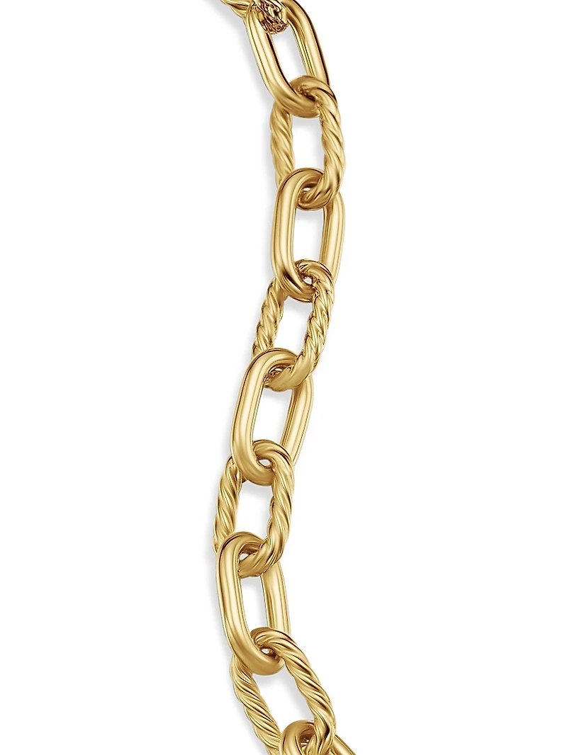 DY Madison Chain Bracelet 18K Yellow Gold