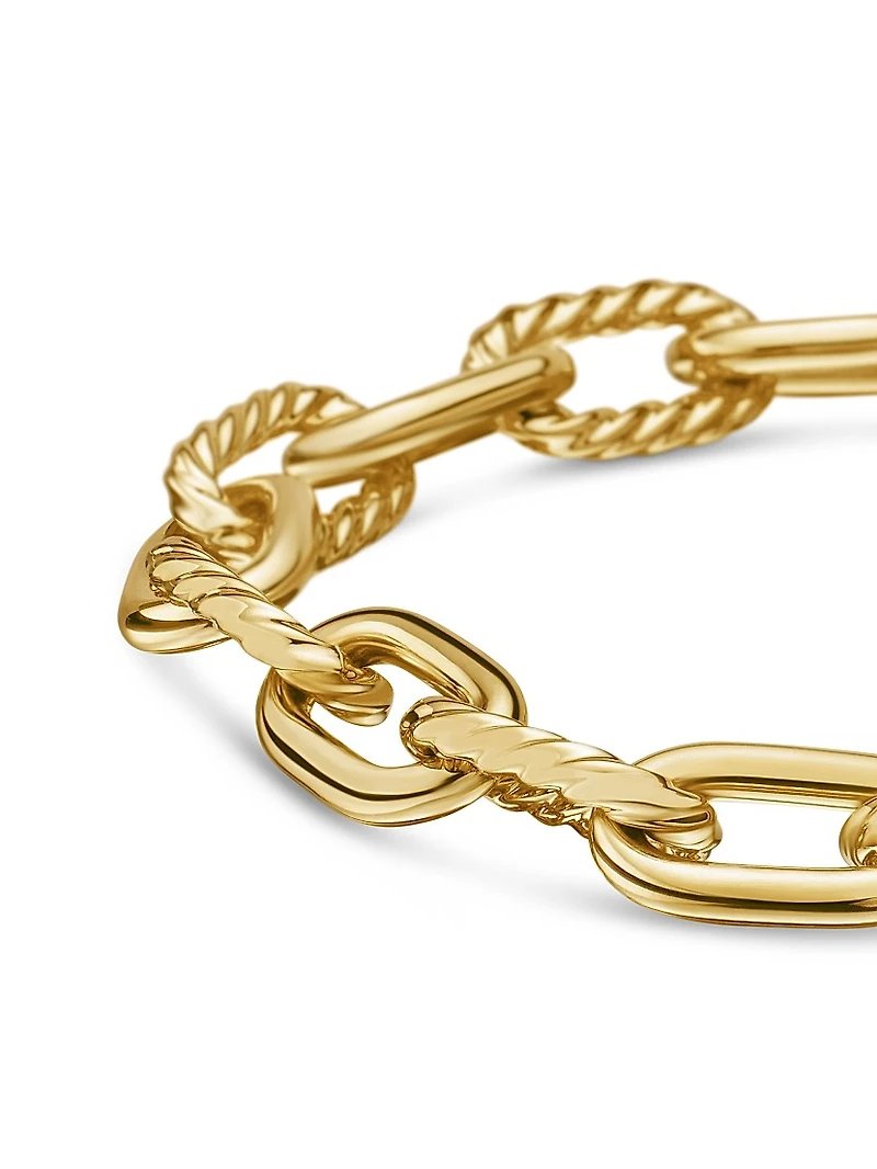 DY Madison Chain Bracelet 18K Yellow Gold