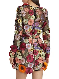 Bouquet Maraya Long-Sleeve Minidress