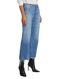 Leenah Straight-Leg Cropped Jeans