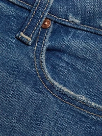 Leenah Straight-Leg Cropped Jeans