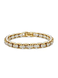 Box Chain Bracelet 18K Yellow Gold