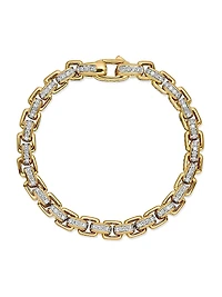 Box Chain Bracelet 18K Yellow Gold