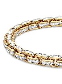 Box Chain Bracelet 18K Yellow Gold