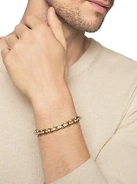 Box Chain Bracelet 18K Yellow Gold