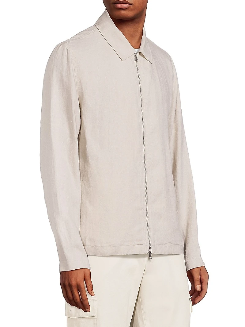 Hemp Zip-Front Jacket