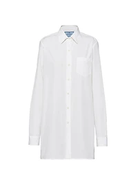 Poplin Mini Shirt Dress