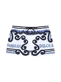 Little Boy's & Boy's Marina Logo Swim Trunks