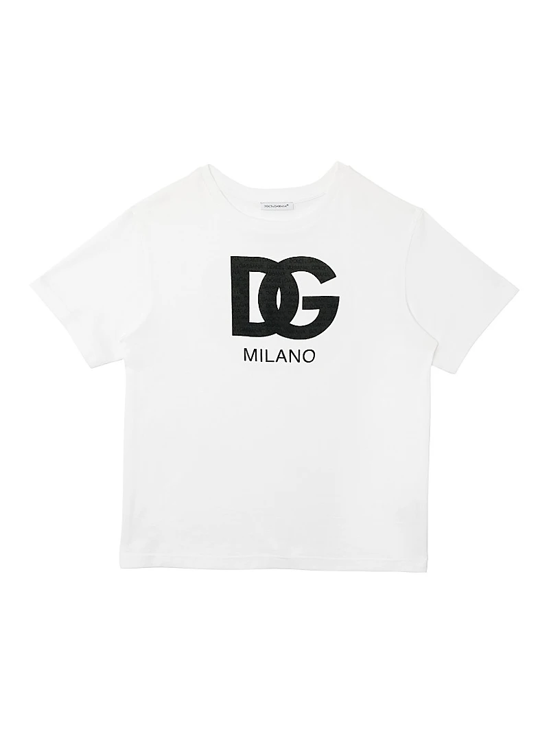 Little Boy's & Logo Crewneck T-Shirt