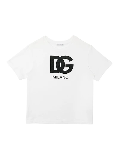 Little Boy's & Logo Crewneck T-Shirt