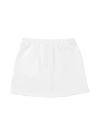 Little Girl's & Logo Cotton Drawstring Miniskirt