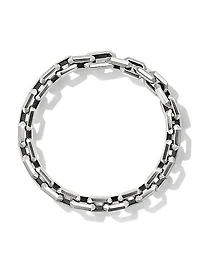 Heirloom Chain Link Bracelet In Sterling Silver