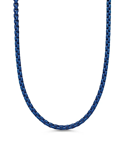 Box Chain Necklace Sterling Silver