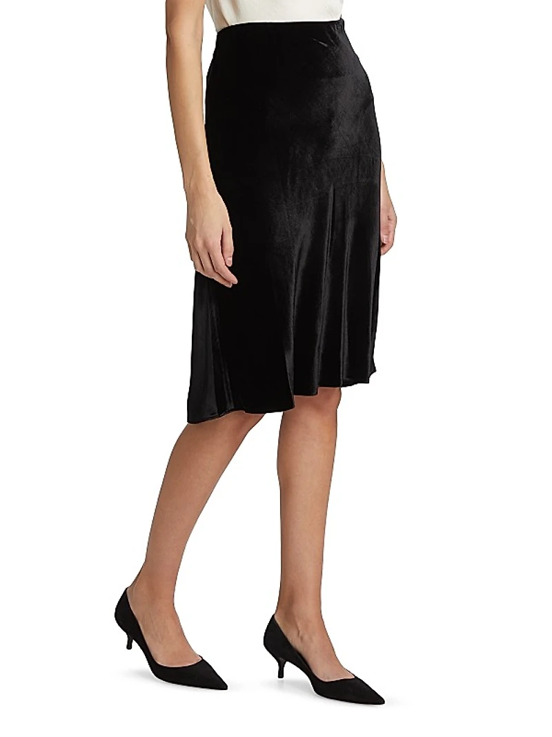Velvet Slip Skirt